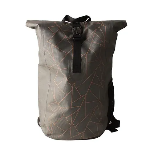 China EXO-G10 18L Slim style waterproof backpack roll top dry storage bag with Geometrical line factory